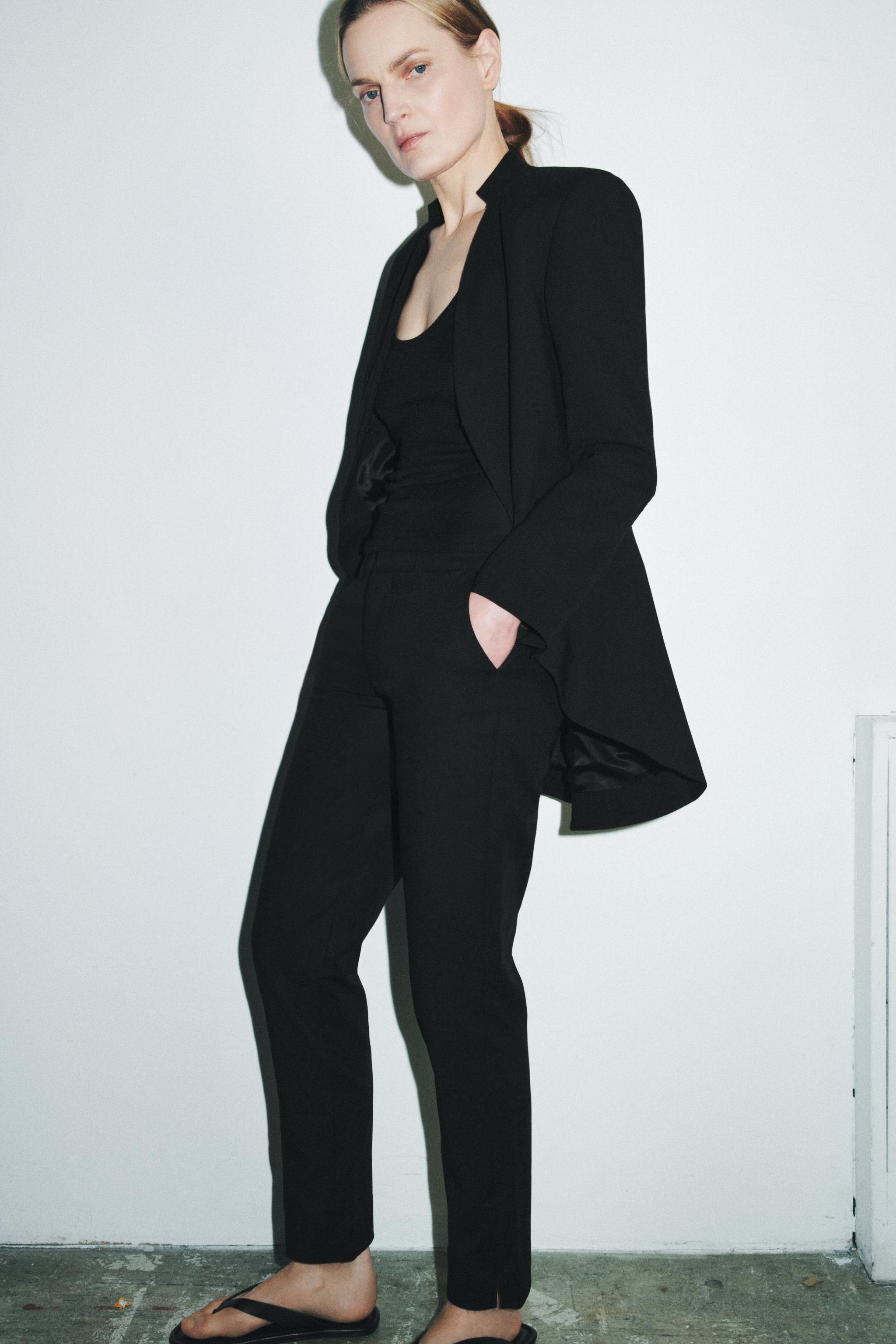 LIMITED EDITION ZW COLLECTION MINIMAL LONG BLAZER
